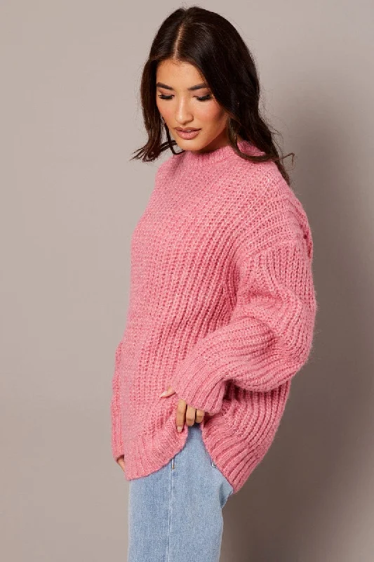 pink-knit-top-long-sleeve-chunky-kn2151-45r-1