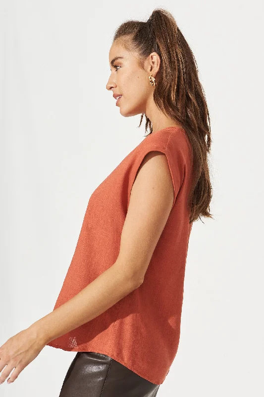 rejina-top-in-rust-linen-blend