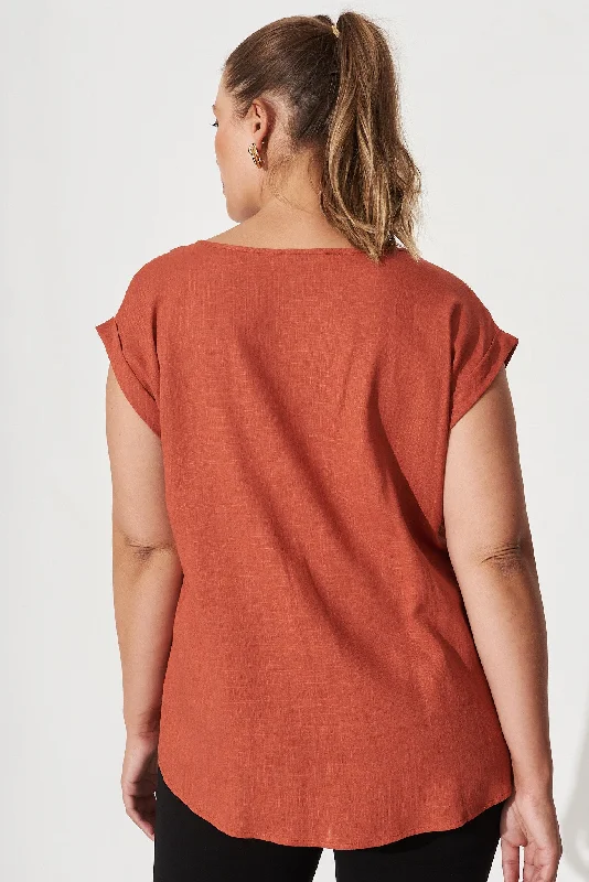 rejina-top-in-rust-linen-blend