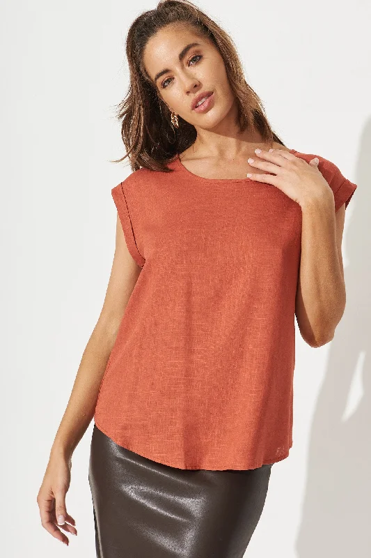 rejina-top-in-rust-linen-blend