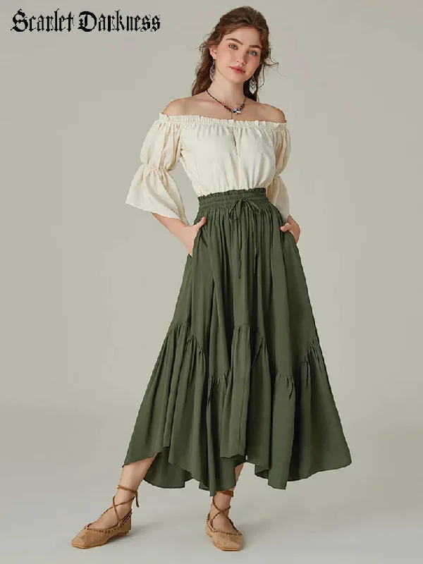 scarlet-darkness-skirts-women-renaissance-skirts-elastic-waist-irregular-hem-flared-swing-skirt