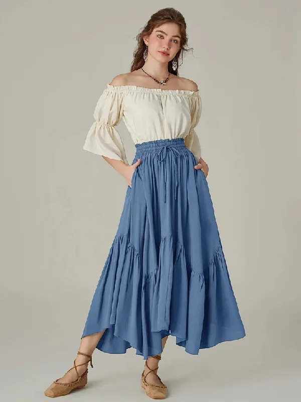 scarlet-darkness-skirts-women-renaissance-skirts-elastic-waist-irregular-hem-flared-swing-skirt