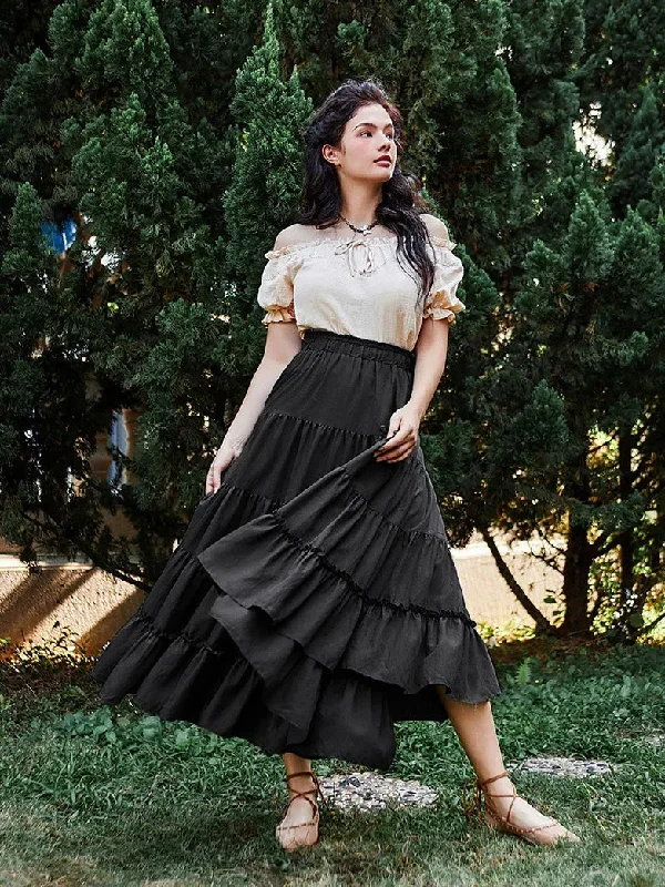 scarlet-darkness-skirts-women-renaissance-skirts-tiered-swing-comfy-skirt-with-pocket