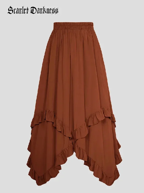 scarlet-darkness-women-skirt-renaissance-skirts-irregular-hem-swing-skirt-elastic-waist-a-line-maxi-skirt