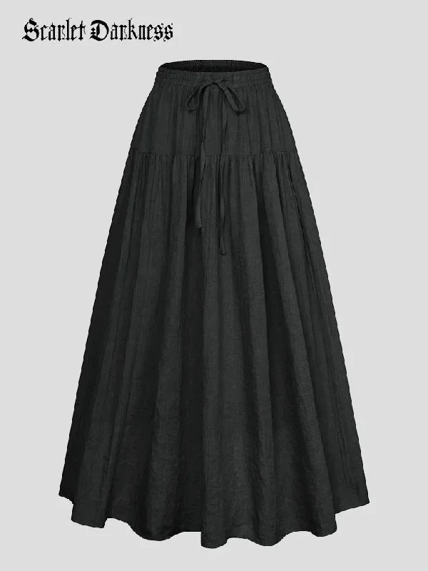 scarlet-darkness-women-skirts-renaissance-swing-skirt-elastic-drawstring-waist-a-line-maxi-skirt