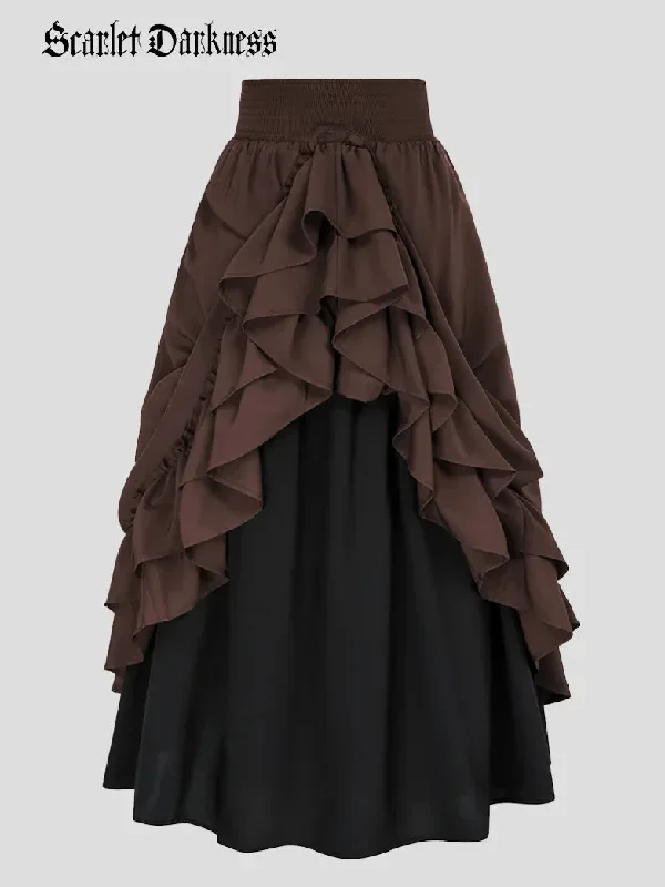 scarlet-darkness-women-skirts-victorian-dual-layer-ruffled-hem-back-adjustable-skirt-1