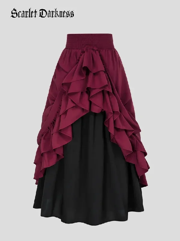 scarlet-darkness-women-skirts-victorian-dual-layer-ruffled-hem-back-adjustable-skirt-1