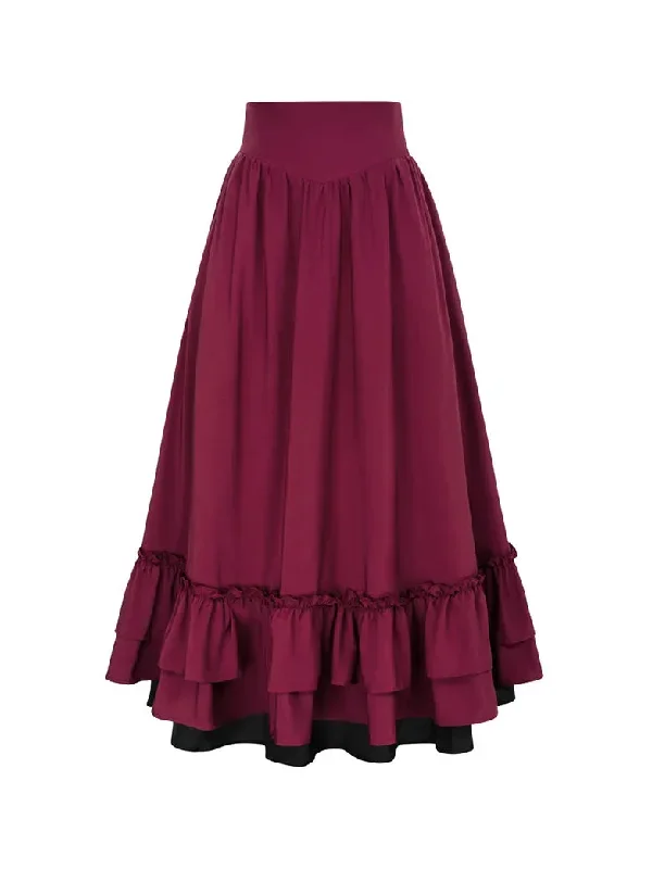 scarlet-darkness-women-skirts-victorian-dual-layer-ruffled-hem-back-adjustable-skirt-1