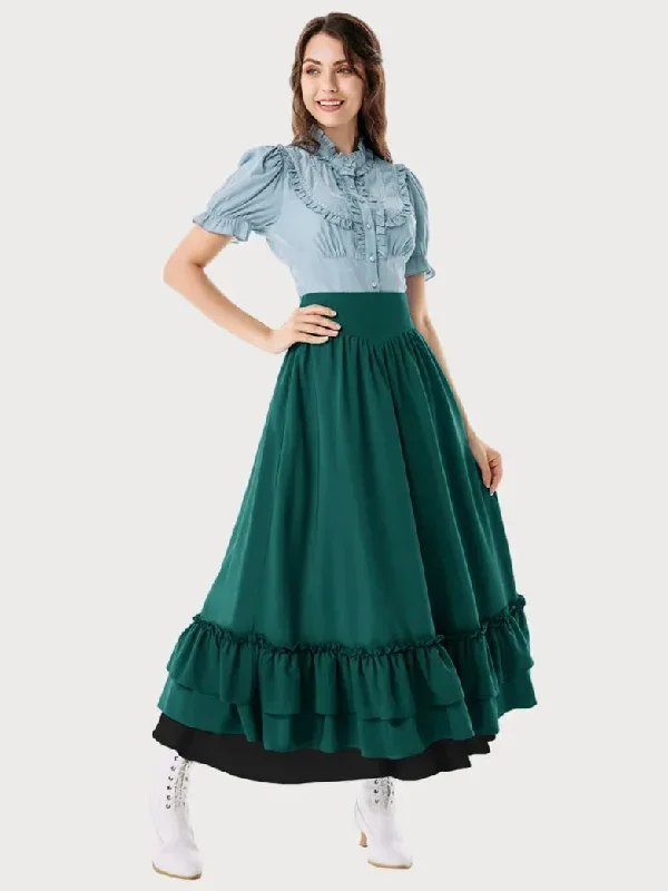 scarlet-darkness-women-skirts-victorian-dual-layer-ruffled-hem-back-adjustable-skirt-1