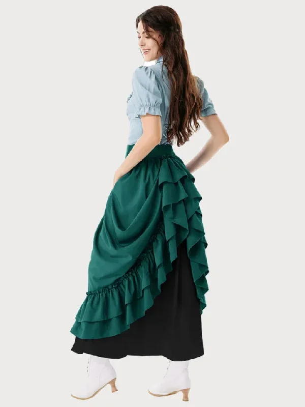 scarlet-darkness-women-skirts-victorian-dual-layer-ruffled-hem-back-adjustable-skirt-1