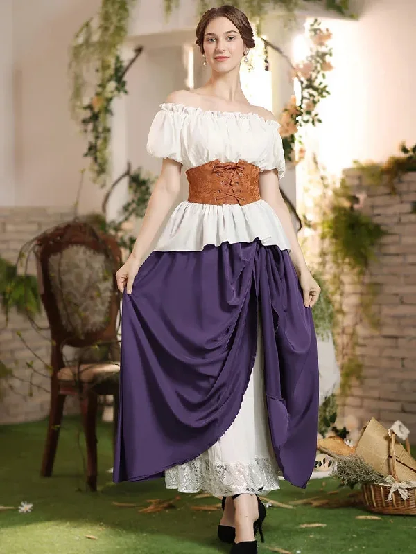 scarlet-darknss-skirts-renaissance-skirts-elastic-waist-double-layer-lace-hem-long-skirts