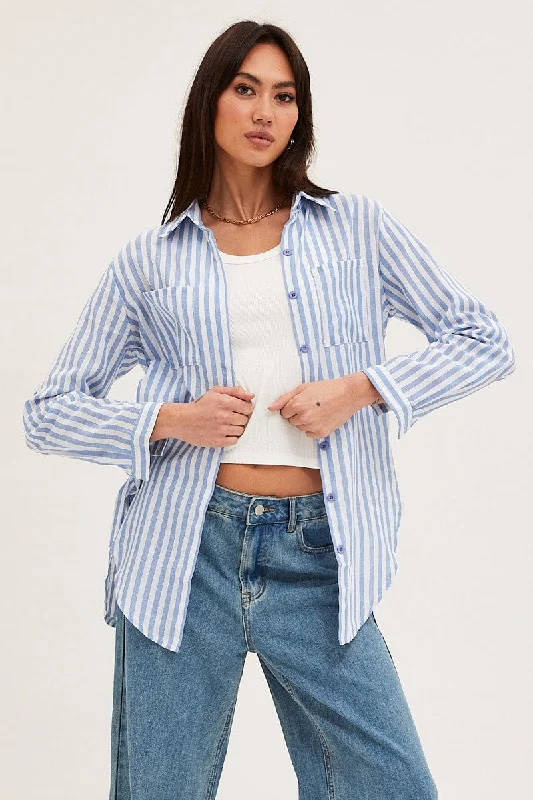 stripe-shirt-top-long-sleeve-wc1465-46w