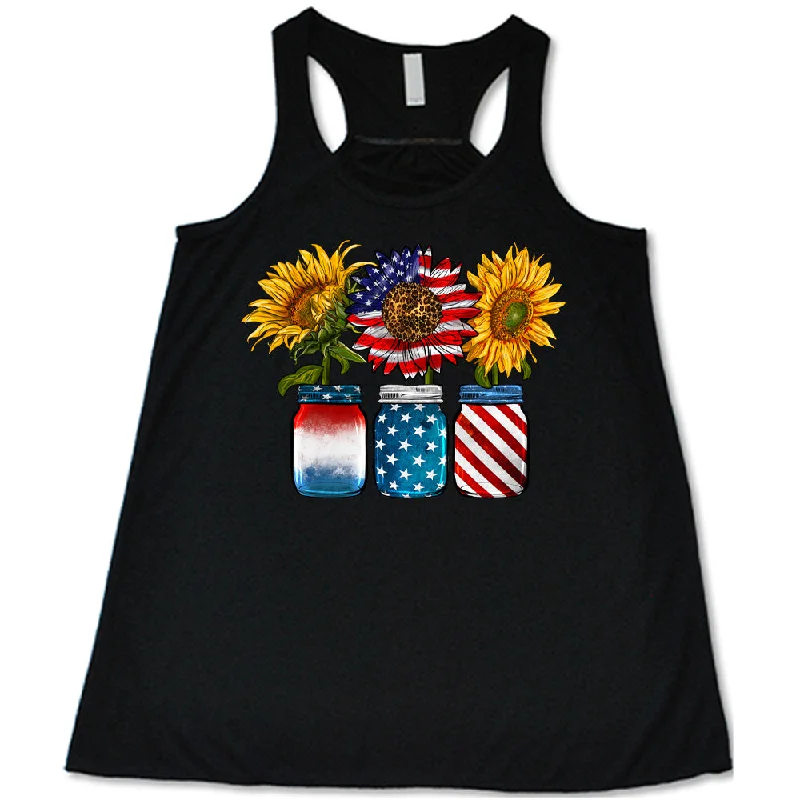 sunflower-mason-jars-shirt