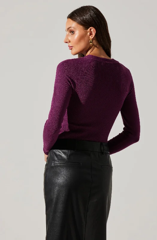 twist-neck-cutout-sweater