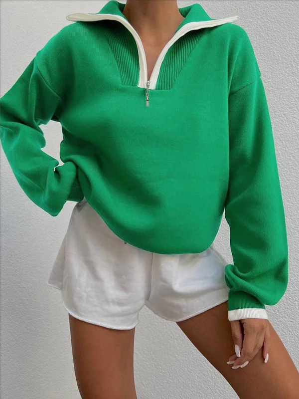 Under The Influence Collared Sweater