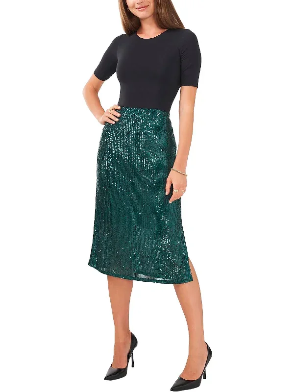 womens-sequined-knee-midi-skirt